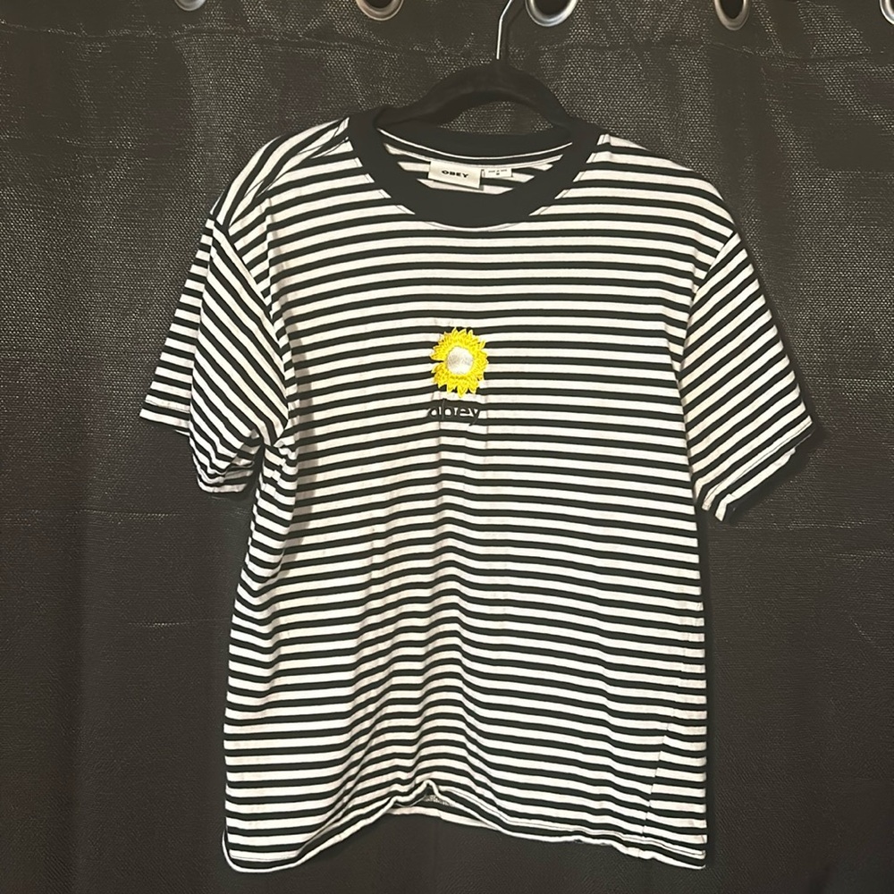 Obey Striped T-Shirt